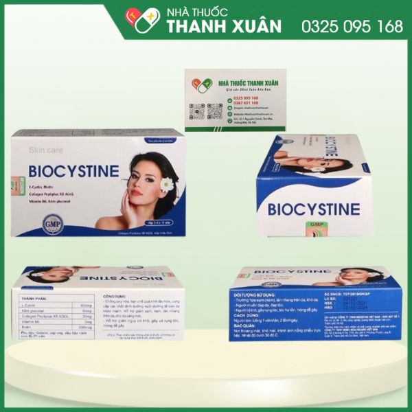 Biocystine - Giúp chống oxy hóa, hạn chế quá trình lão hoá